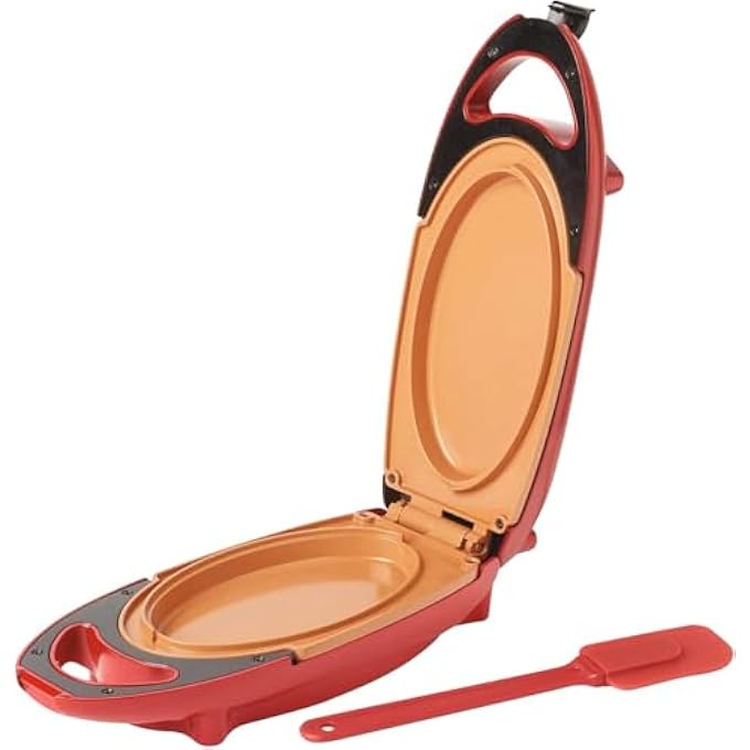 Red Copper 5Minute Chef  NonStick Omelette Pan - Image 2
