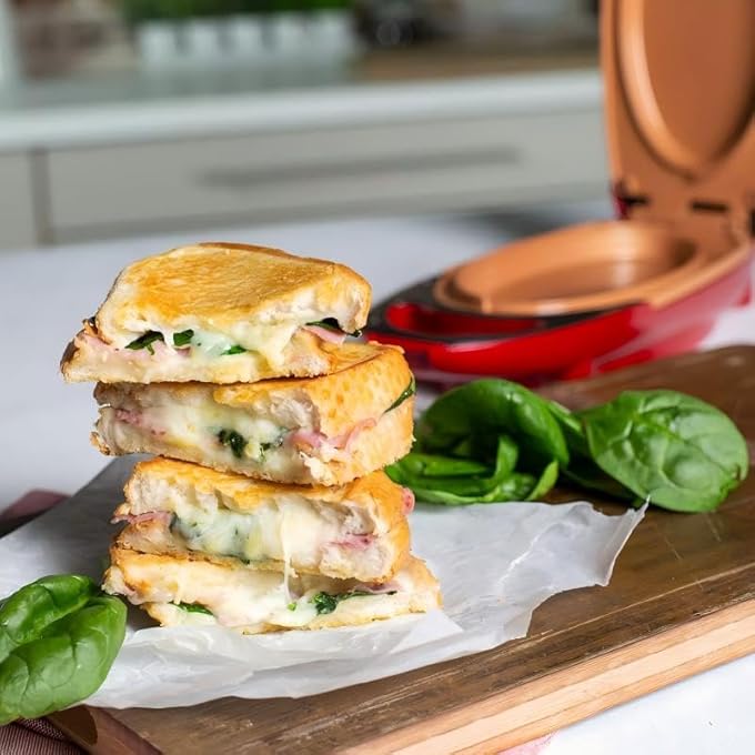 Red Copper 5Minute Chef  NonStick Omelette Pan - Image 3