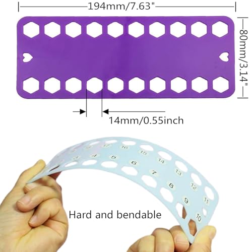 Hyamass 10-Pack Embroidery Floss Organizer Cards - Durable Cross Stitch Thread Holders Storage Tool, Portable Craft Storage for Sewing/Needlework Projects - Image 3