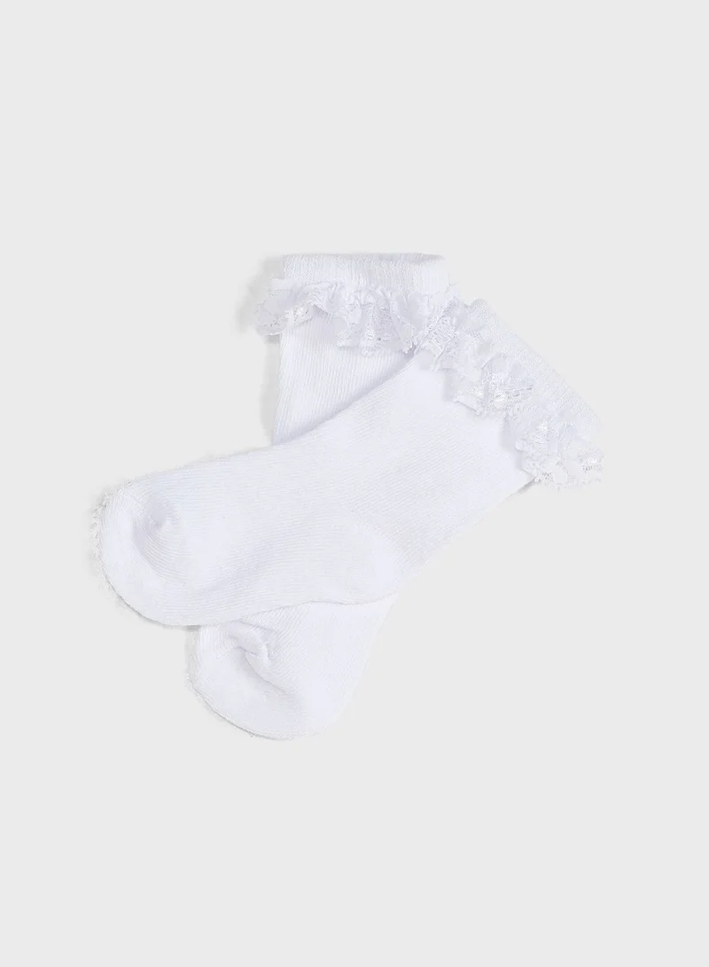 MINOTI Kids 3 Pack Assorted Socks