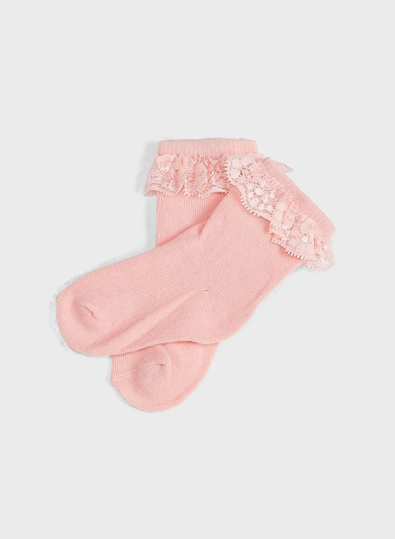 MINOTI Kids 3 Pack Assorted Socks