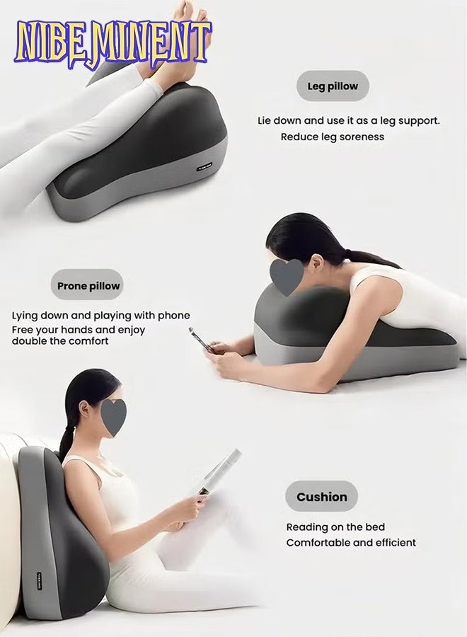 NIBEMINENT Multipurpose Leg Elevation Pillow wedge pillow Lumbar Pillow Sleeping Pillow Portable Cushion Body Pillow For Sleeping Leg Elevation Bed Sofa Travel Camping - Image 3