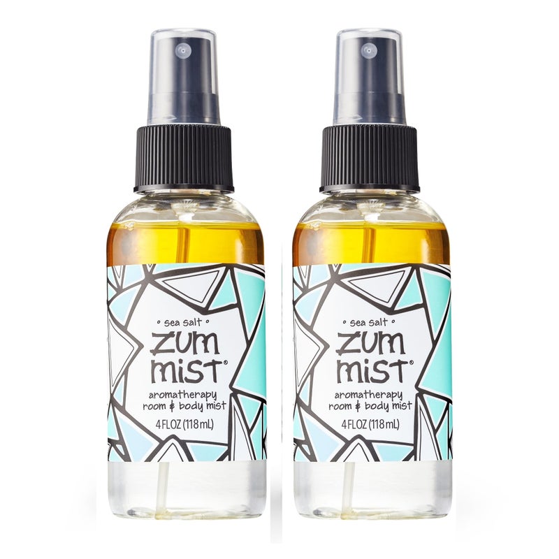 Indigo Wild Zum Mist Room & Body Spray - Aromatherapy Essential Oil Spray - Natural Body Mist & Room Spray - Sea Salt Scent - 4 fl oz (2 Pack) - Image 1