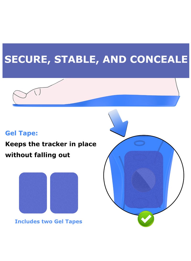 Risen AirTag Insoles，Apple AirTag Protective Case, AirTag Tracker, Anti-Lost，Help You Find Expensive Shoes - Can Be Trimmed To The Desired Size(Size 39-44)Suitable for Children ，Adult and The Elderly - Image 3