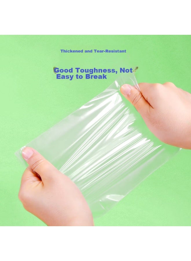 Yessel Yizhixuan Self-Sealing Bags, Size 11, 28*40Cm, 100 Pieces, Thickened, Sealed Food Packaging, Large Size, Sealed Fresh-Keeping Plastic Bags - Image 3
