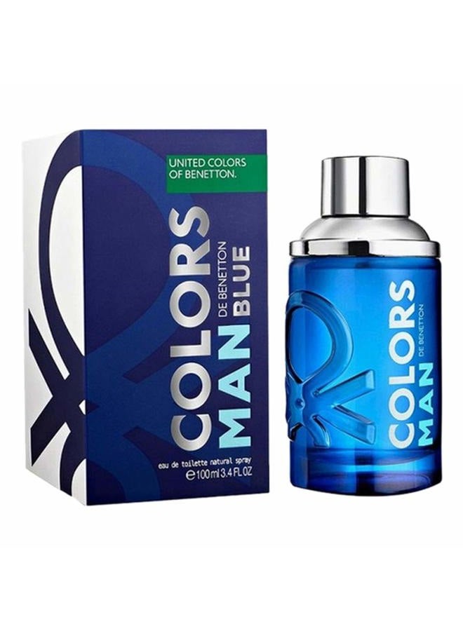 Benetton Colors Man Blue Eau de Toilette Spray For Men 3.4 Oz - Image 1