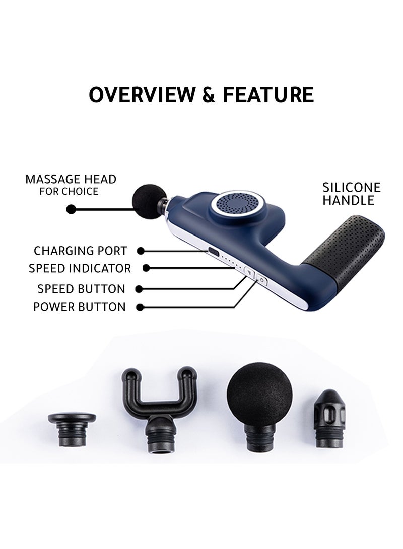 Zero Beyond Wellness Zero Healthcare Physiopro Handheld Percussion Massage Gun Deep Tissue, Percussion Back Pain Relief Super Quiet Sport Massager - Image 5