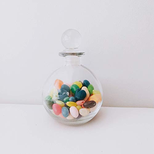 Nakpunar 8.5 oz (250 ml) Spherical Clear Glass Bottle with Round Stopper – Liquor, Oils, Wedding Favors - Image 5