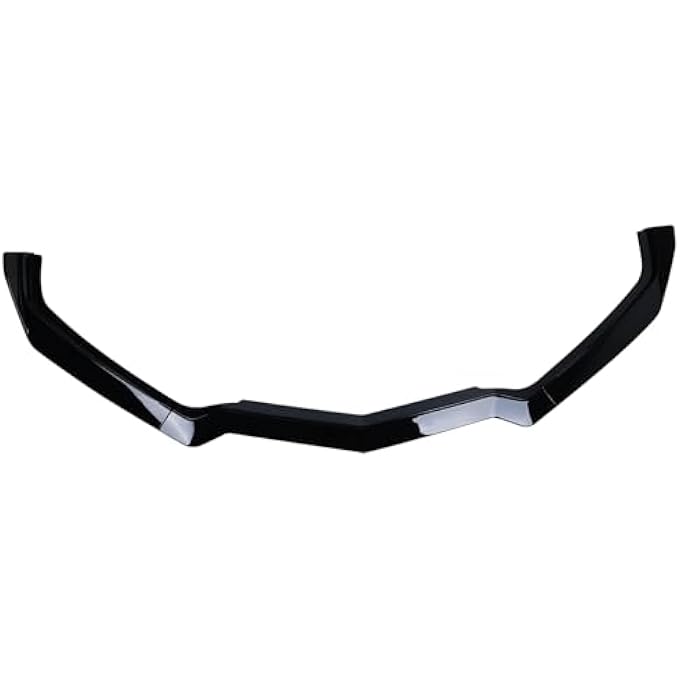 AUTOTOP 3PCS Front Bumper Lip Spoiler Lip Lower Bumper Body Fit Corvette C8 2020-2023(Bright Black) - Image 3