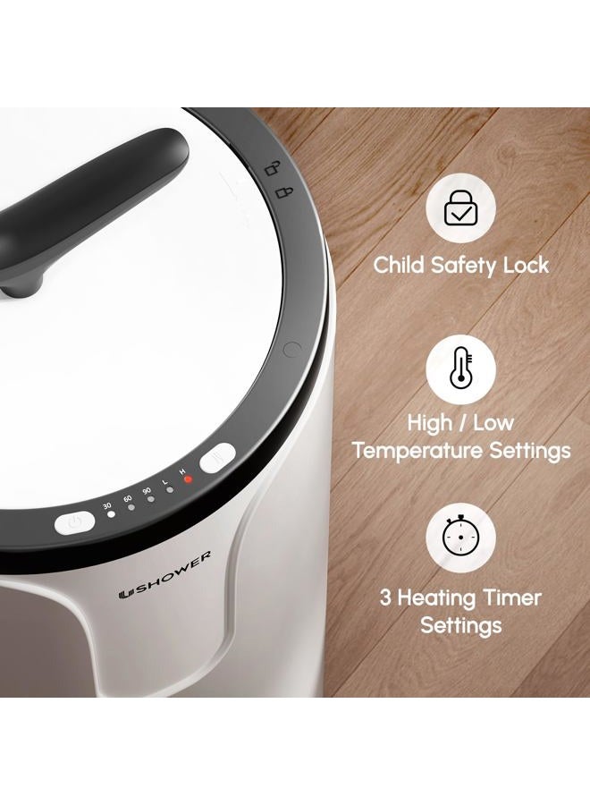 USHOWER Towel Warmers for Bathroom, 20L Large Towel Warmer Bucket for Spa & Massage, Auto Shut-Off Towel Heater Fits Two 40"x70" Oversized Towels, Blankets, Bathrobes, PJ's - Image 5