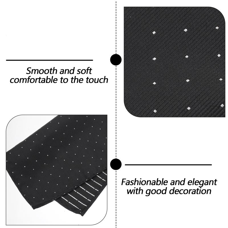 2pcs Men's Suit Pocket Small Scarf Business Suit Scarf - Image 3
