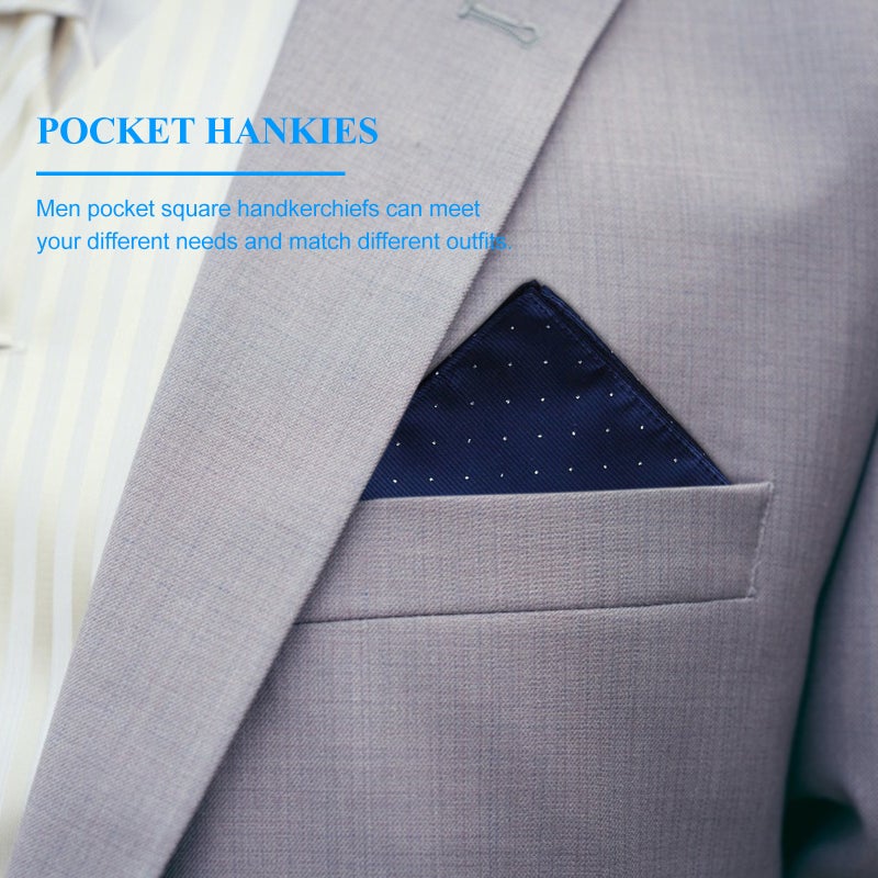 2pcs Men's Suit Pocket Small Scarf Business Suit Scarf - Image 4