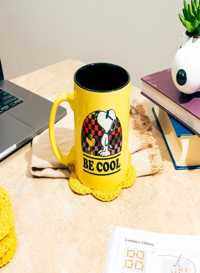 Silver Buffalo Peanuts Woodstock Snoopy Be Cool Ceramic Mug, 20-Ounce - Image 2