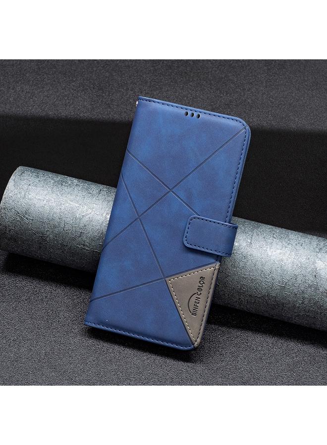 S-TOP Case For Honor X9c 5G Global Magnetic Buckle Rhombus Texture Leather Phone Case - Image 2