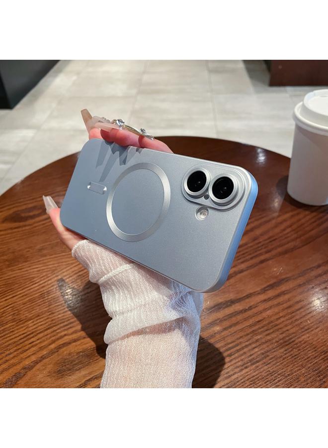 اس-توب جراب هاتف ماج سيف السائل المصنوع من مادة TPU المطلية بالطلاء المعدني لهاتف iPhone 16 Plus - Image 1