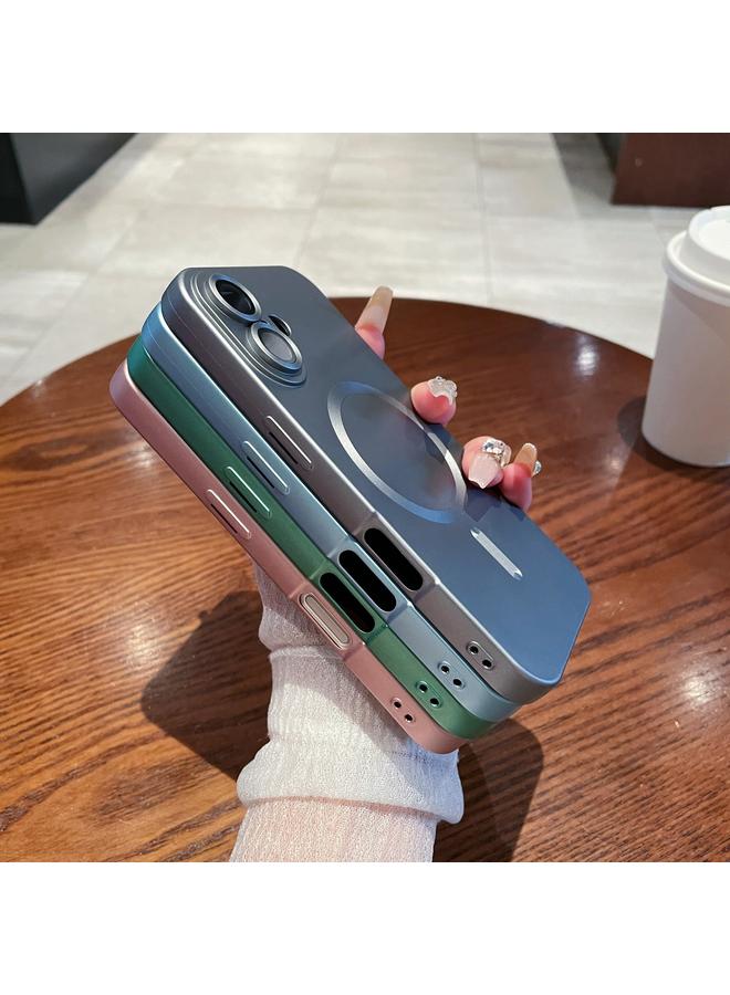 اس-توب جراب هاتف ماج سيف السائل المصنوع من مادة TPU المطلية بالطلاء المعدني لهاتف iPhone 16 Plus - Image 2