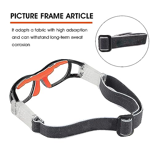 EnzoDate Children Basketball Goggles for Boys & Girls, Clear Lens Teenage Sports Glasses, Protection Soccer Glasses - Image 3