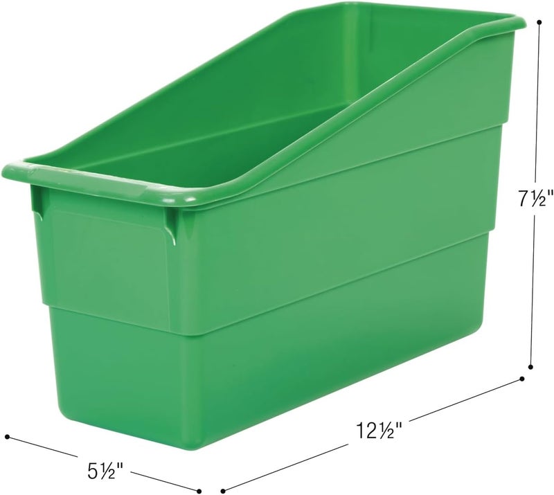 Really Good Stuff Durable Magazine, Book, Folder and File Holders ? Ideal for Narrow or Vertical Storage Needs ? Instantly Color Code Your Classroom ? Choose from 22 Colors (Single Color Set of 12) - Image 3