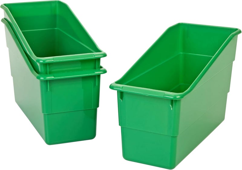 Really Good Stuff Durable Magazine, Book, Folder and File Holders ? Ideal for Narrow or Vertical Storage Needs ? Instantly Color Code Your Classroom ? Choose from 22 Colors (Single Color Set of 12) - Image 4