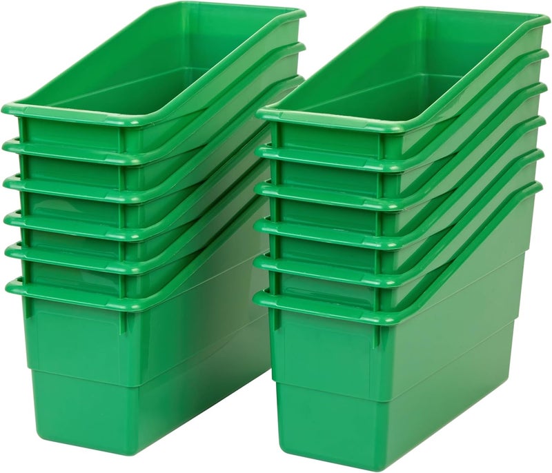 Really Good Stuff Durable Magazine, Book, Folder and File Holders ? Ideal for Narrow or Vertical Storage Needs ? Instantly Color Code Your Classroom ? Choose from 22 Colors (Single Color Set of 12) - Image 5