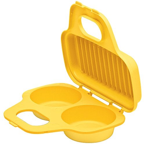 PrepSolutions Microwave Egg Poacher – Yellow, Easy-to-Use for Low-Calorie Breakfasts and Lunches - Image 4