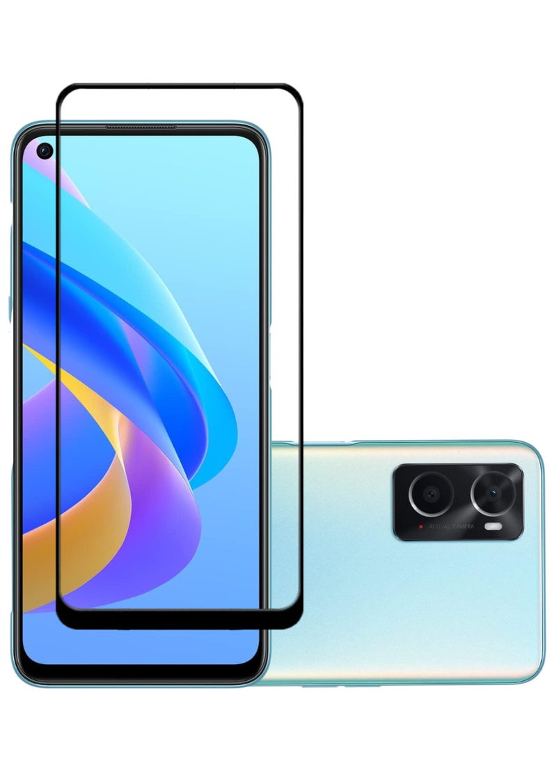 ACLIX Antistatic ESD Dustproof Premium Quality High Definition Tempered Glass Screen Protector Designed For Oppo A76 - Image 1