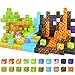 Coodoo Dinosaur Toys Magnetic Blocks Build Mine Magnet World Dinosaur Adventure Set Magnetic Building Blocks Outdoor Toddler Toys for 3 Year Old Boys Girls Creative Jurassic Scenes Kids Toy Games - Image 2