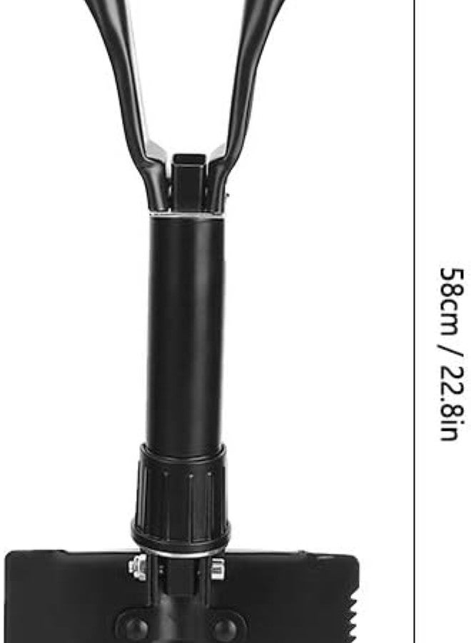 klarako Portable Folding Shovel Multi?Purpose Collapsible Spade Entrenching Tool Large for Camping Leisure Climbing Weekend Farm - Image 2