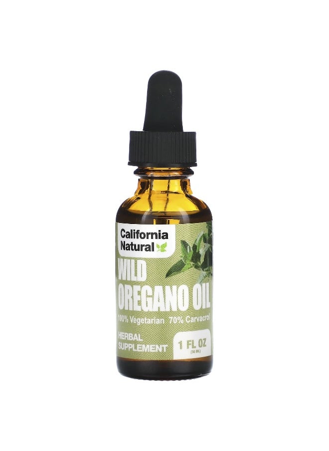 California Natural California Natural, Wild Oregano Oil, 1 fl oz (30 ml)  - Image 1