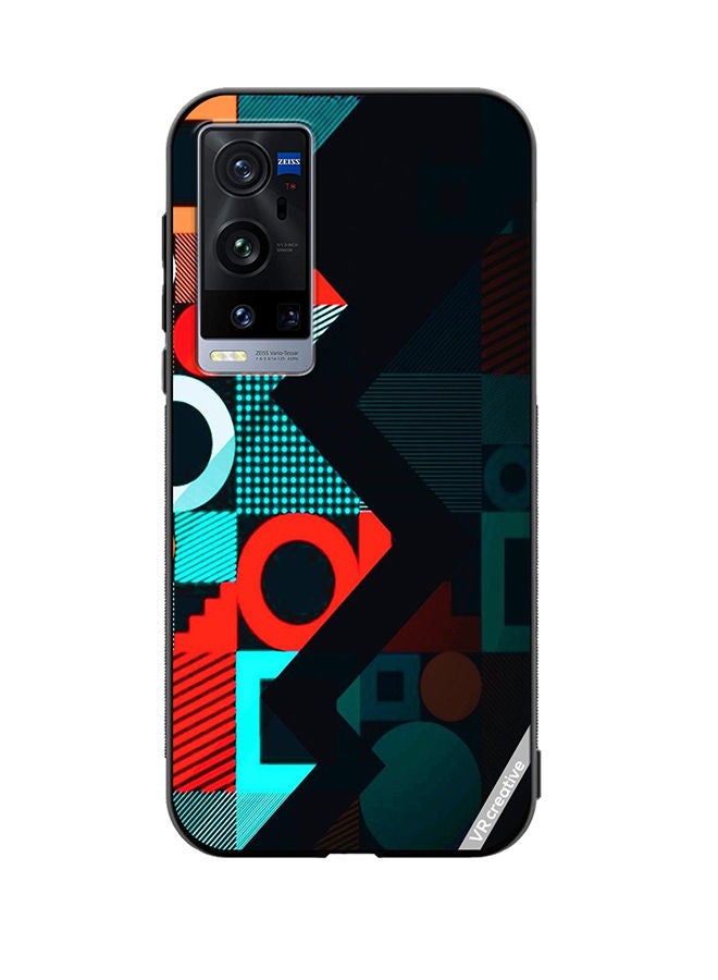 VR CREATIVE Protective Case Cover For Vivo X60 Pro Plus Texture Design Multicolour - Image 1