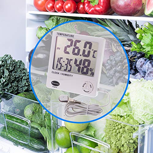 Brannan Digital Max Min Thermometer and Hygrometer Indoor Outdoor Temperature Recording Thermometer Room Garden Greenhouse - Image 4