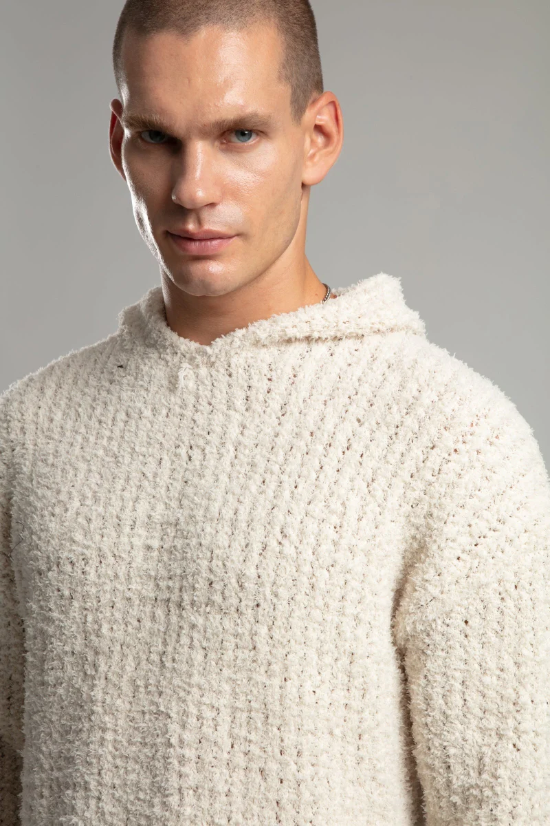 Catch Hooded Knit Sweater