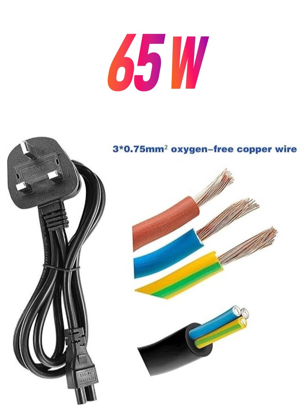 Terabyte Power Supply Laptop Charger 65W