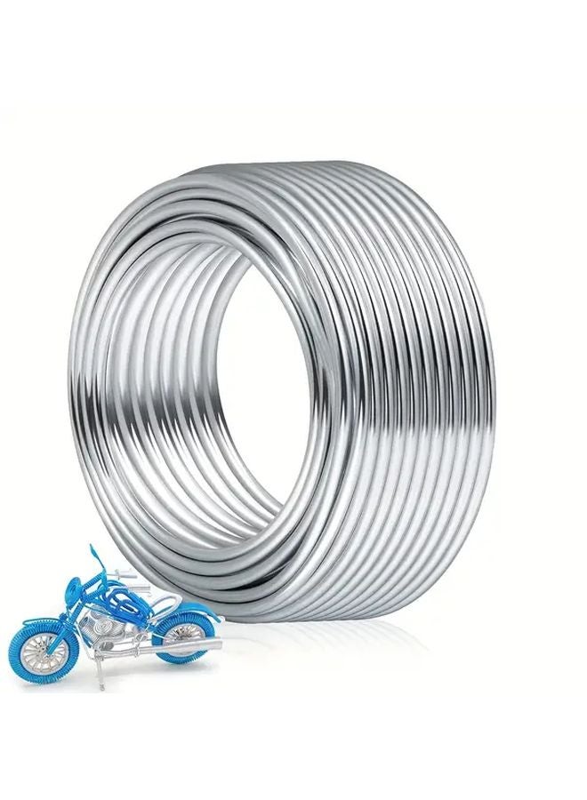 3mm x 393 7inch Aluminum Craft Wire For Sculpting Bonsai Floral Armatures Clay Models DIY Jewelry Making - Image 2