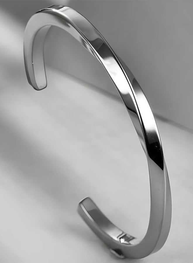 NEXT CREATION Unisex Steel-Plated Kada Bracelet – Classic and Durable Design for All - Image 2