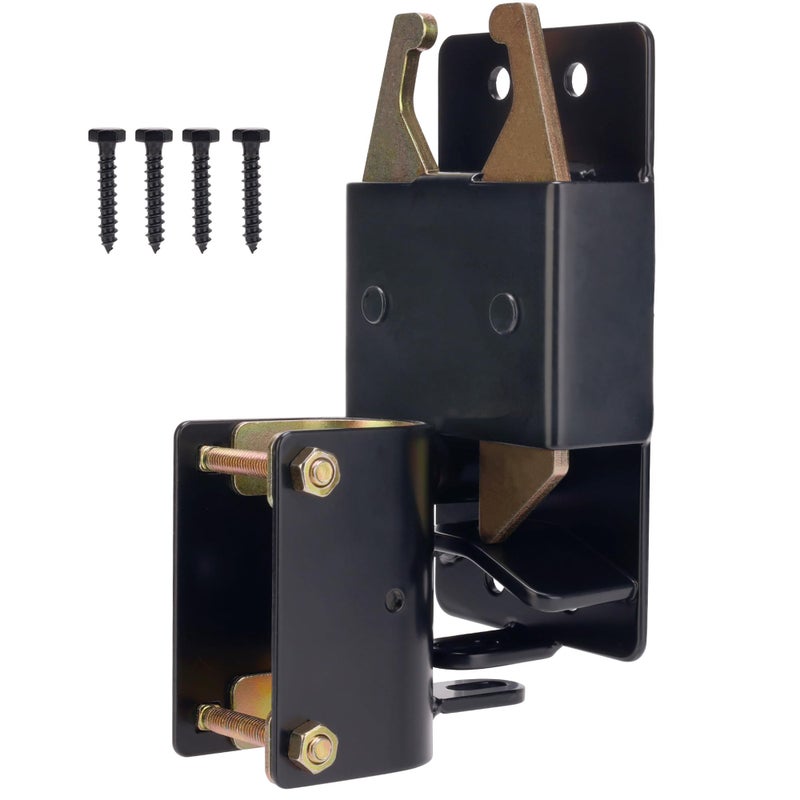 HILLMASTER Heavy Duty 2 Way Farm Gate Latch, Two Way Fence Gate Latch for Metal Gates Livestock Cattle Gate Latches Gate Hardware for Horse Corrals, Ranches(Screws and Instructions Included) - Image 1