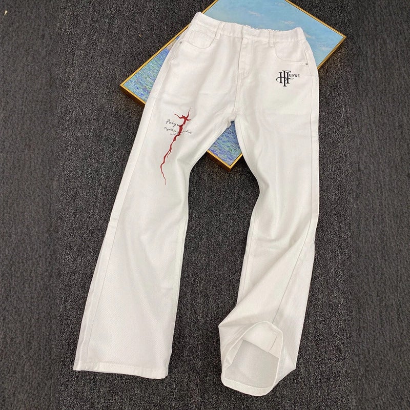 Unisex Casual Daily Denim Jeans - Image 2