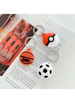 For Apple AirTags Silicone Protective Case Cartoon Minnie Case Airtag Bluetooth Locator Tracker-Color:Elf Ball-Applicable Model:AirTags