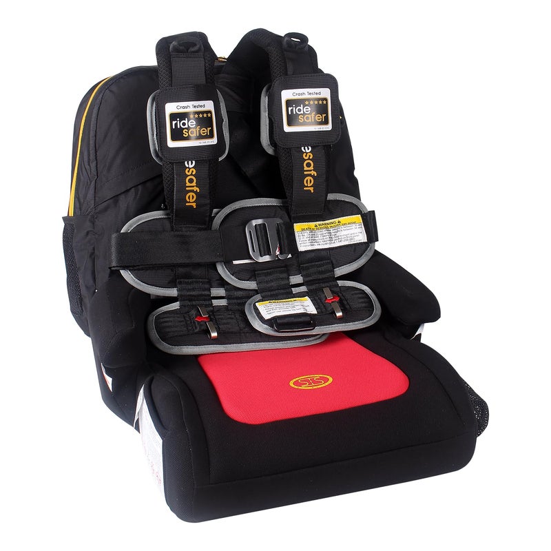 RIDESAFER TravelSmarter Belt Positioning Booster SeatSmall Black Vest