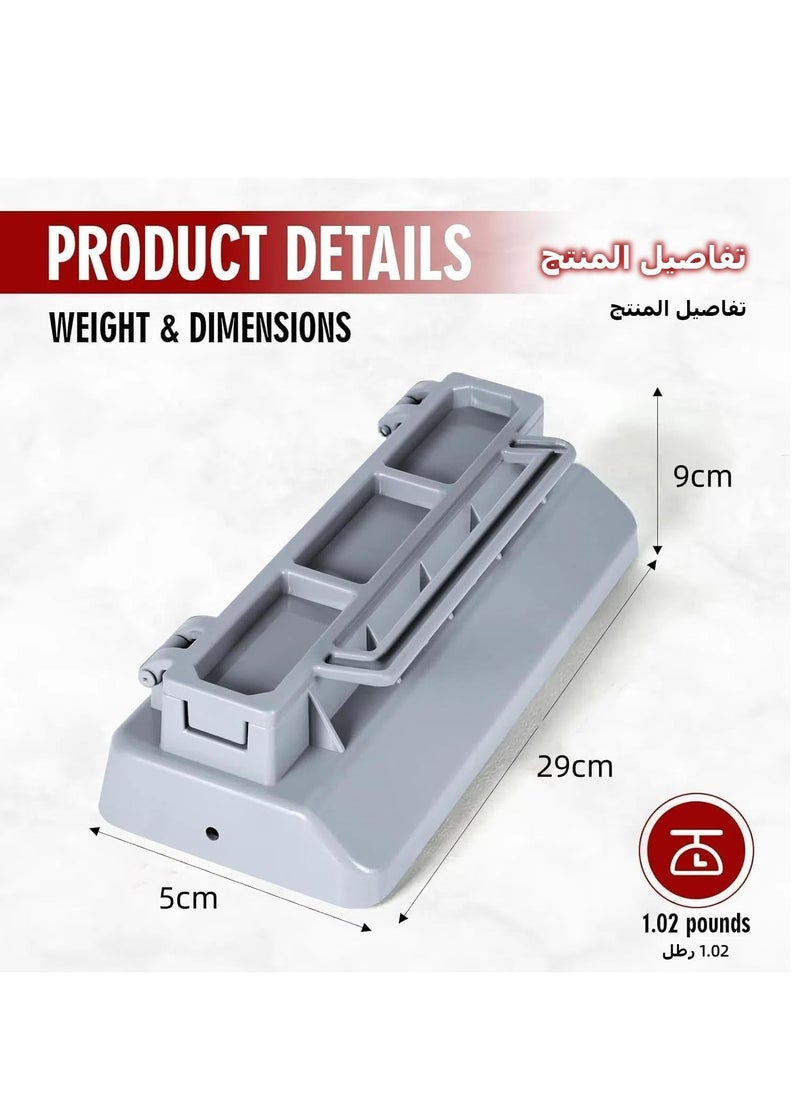GUDOO - Kebab Maker Press, Plastic Kebab Press, Manual Kabob Maker, Turkish Kebab Skewers Maker, Portable Easy to Use, CLean Grilling Essentials - Image 1
