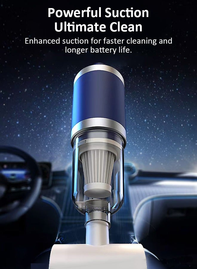 Powerful Wireless Car Vacuum Cleaner with Dual Suction Modes and Multi-Functional Nozzle Set - Image 3