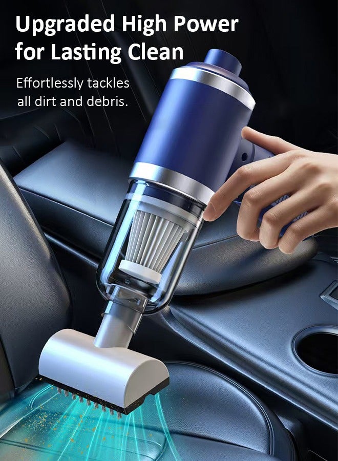 Powerful Wireless Car Vacuum Cleaner with Dual Suction Modes and Multi-Functional Nozzle Set - Image 4