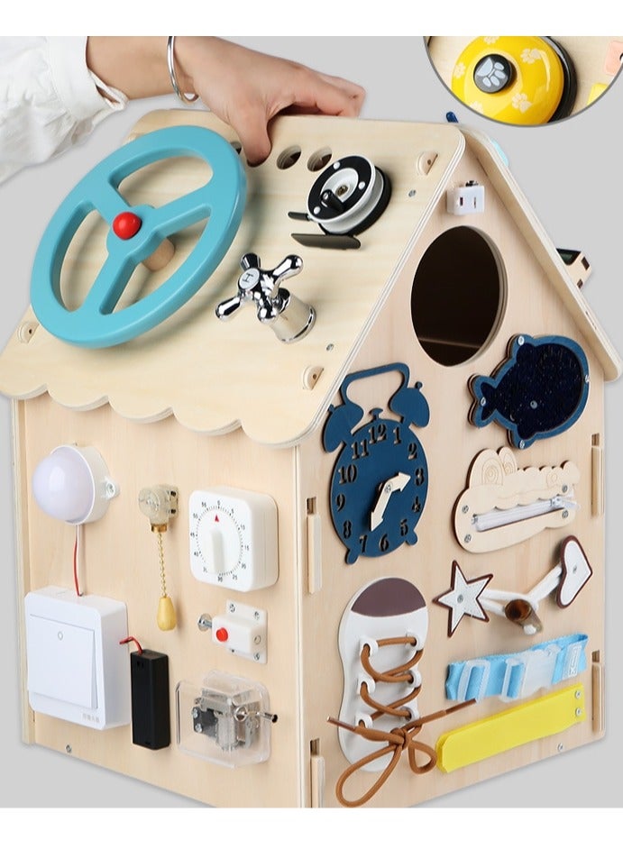 Multifunctional children's teaching aids busy box house multiple games early education educational toys - Image 3