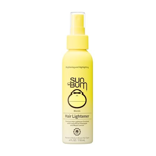 Sun Bum بخاخ تفتيح الشعر من صن بوم لأنواع الشعر الأشقر إلى البني المتوسط  يحمي من الأشعة فوق البنفسجية  غني بالأناناس والليمون ماير  نباتي  4 أونصات - Image 1