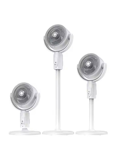 Air Circulation Fan, Portable Home Desktop Silent Floor Fan With Five Adjustable Speed and Energy-Saving Features