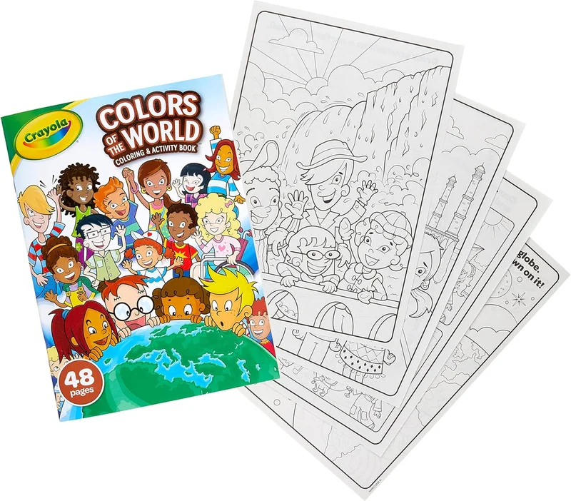 Crayola Crayola - Colors of the World Coloring Book, 48 Pages