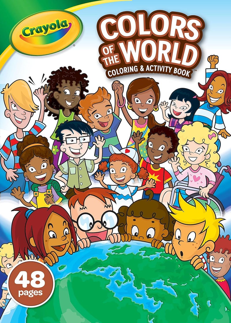 Crayola - Colors of the World Coloring Book, 48 Pages - Image 1