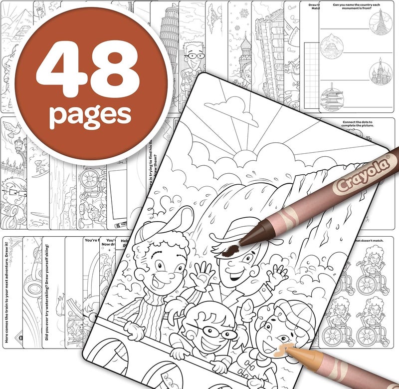 Crayola - Colors of the World Coloring Book, 48 Pages - Image 3