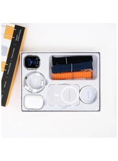 Ultra Watch 3G Package With Three Straps Wireless Power Bank AirPods And Wireless Mobile Charger From Marakoko