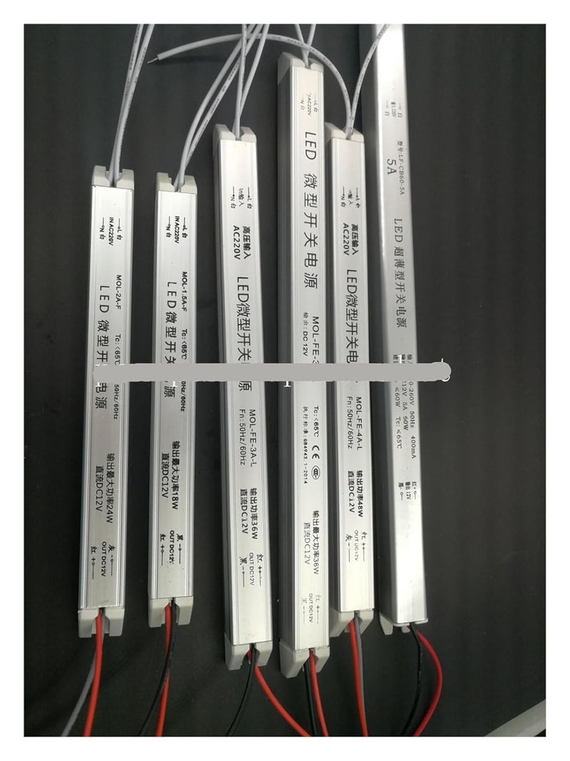 قطعة واحدة من سائق LED 12V 1.5A 2A 3A 5A مزود طاقة تبديل فائق النحافة محول إضاءة 18W 24W 36W 48W 60W شريط LED (12V 48W 4A) - Image 2
